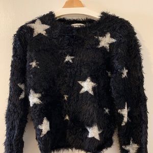Fuzzy Star Sweater